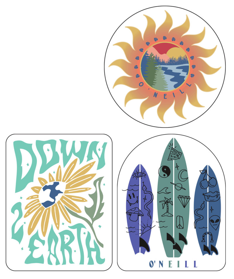 Icons of Surf Stickers